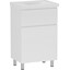 Тумба RJ Flora-Xo с раковиной Kolo Moduo RJFU073-4160WHSET (RJFU073-4160WH+K116-011, 60 см, напольная), Доступные размеры: 60, фото 