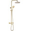 Душова система з термостатом VBI Milano Gold VBI-050111GL (золото, з виливом), Колір виробника: золото, фото 