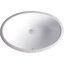 Умывальник Devit Ovale 1611137 (55x42 см, под столешницу), фото 