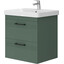 Тумба с раковиной Devit Urbanis Green 454060E (60 см, зеленая, подвесная), Доступные размеры: 60, Цвет производителя: зеленый, фото 