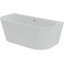 Акрилова ванна Koller Pool Euforia White 0268250101 (160x75 см, біла, пристінна, з ніжками та сифоном), фото 