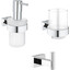 Набір аксесуарів 3 в 1 Grohe Essentials Cube BF40511EC (40511001+40755001+40756001), фото 
