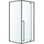 Душевая кабина Volle Mora 90-C 1037.125505 (90x90 см, стекло прозрачное, профиль metal gun матовый), фото 