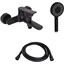 Смеситель для ванны Qtap Slavonice Black Matt QTSLA259BLM4591848027 (черный матовый, с лейкой и шлангом), фото 