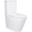Безобідковий унітаз-компакт Qtap Swan Eco Ultra Quiet QTSWA27W48748 (воронкоподібний, з сидінням), фото 