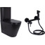 Комплект 2 в 1 QT14226088AMB49123: безободковый унитаз-компакт Qtap Scorpio Ultra Quiet QT14226088AMB + гигиенический душ со смесителем Lidz Aria 110 Black LDARI110BLA43394, фото 