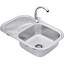 Комплект S754908ALC032: кухонна мийка Kroner KRP Satin - 7549 + змішувач для кухні Agua Leon - C032, фото 