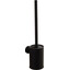 Ёршик для унитаза VBI Round Black VBI-049801BL (черный, настенный), Цвет производителя: черный, фото 