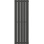 Вертикальный радиатор Navin Largo Black Matt 02-244062-3712 (37x120, черный муар), Доступные размеры: 37 x 120, Цвет производителя: черный муар, фото 