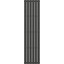 Вертикальный радиатор Navin Largo Black Matt 02-244062-4518 (45x180, черный муар), Доступные размеры: 45 x 180, Цвет производителя: черный муар, фото 