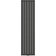 Вертикальний радіатор Navin Largo Double Black Matt 02-244163-4518 (45x180, чорний муар), Колір виробника: чорний муар, фото 
