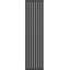 Вертикальный радиатор Navin Ellipse Double Black Matt 02-245033-4818 (48x180, черный муар), Цвет производителя: черный муар, фото 
