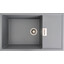 Мийка для кухні Valeso Diamond 8650 (SP000047070, 86х50 см, сірий мусон), Колір виробника: сірий мусон, фото 