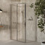 Душевая кабина Ravak X-Point Slim XPSDP2-110+XPSPS-80 (110x80 см, стекло прозрачное, профиль хром), Доступные размеры: 110 x 80, Цвет производителя: прозрачное стекло, отделка хром, фото 