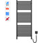 Електрична рушникосушарка Navin Авангард X Sensor Wi-Fi 12-272055-4812 (480x1200, чорний муар, права, сенсорна, з таймером), Доступні розміри: 480 x 1200, Колір виробника: чорний муар, Підключення рушникосушарки: праве, фото 