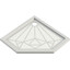 Душевой поддон Snail Премьер White Glossy 129A100 (90x90 см, белый глянцевый), Цвет производителя: белый глянец, фото 