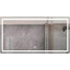 Зеркало для ванной комнаты Dusel DE-M0061S1 Silver 600616 (120x75 см, серебро, с LED-подсветкой и антизапотеванием), Доступные размеры: 120 x 75, Цвет производителя: серебро, фото 