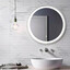 Зеркало для ванной комнаты Dusel DE-M2071D Silver 620715 (80 см, серебро, с LED-подсветкой и антизапотеванием), Доступные размеры: 80, Цвет производителя: серебро, фото 