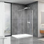 Душевая стенка Dusel Walk-In WL171 Chrome 171100 (100 см, стекло прозрачное, профиль хром), Доступные размеры: 100, Цвет производителя: прозрачное стекло, отделка хром, фото 
