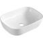 Умывальник Imprese I-Form White Glossy с06010603-46 (45x32 см, белый глянцевый, чаша), фото 