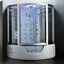 Душовий бокс Golston G-U2212 (GU221201, 145x145 см, скло прозоре, профіль сатин, з піддоном), фото 