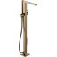 Змішувач для ванни Hansgrohe Tecturis E Brushed Bronze 73445140 (брашована бронза, підлоговий), Колір виробника: брашована бронза, фото 