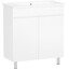 Тумба RJ Kink-XO с умывальником RJ Jenor RJFU036-4190WHSET(RJFU036-4190WH + RZJ910) (RZJ910, 90 см, белая глянцевая, напольная), Доступные размеры: 90 x 85, фото 