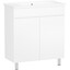 Тумба RJ Kink-XO с умывальником RJ Jenor RJFU036-4170WHSET(RJFU036-4170WH+RZJ710) (RZJ710, 70 см, белая глянцевая, напольная), Доступные размеры: 70 x 85, фото 