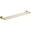 Рушникотримач VBI Venus Brush Gold VBI-040008BG (брашоване золото, подвійний), Колір виробника: золото брашоване (матове), фото 