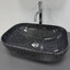 Раковина VBI Ravenna Space Black Glossy VBI-011234 (46x32 см, космический черный глянец, чаша), Доступные размеры: 46 x 32, Цвет производителя: космос черный глянец, фото 