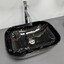 Раковина VBI Ravenna Black Lightning Glossy VBI-011232 (46x32 см, черный мрамор глянцевый, чаша), Доступные размеры: 46 x 32, Цвет производителя: черный мрамор глянцевый, фото 