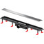 Душовий трап Am.Pm Primeflow Cut Gradient W02SC-P11-050-01SB (50 см, нержавіюча сталь), Колір виробника: нержавіюча сталь, Доступні розміри: 50, фото 