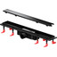 Душовий трап Am.Pm Primeflow Tile W02SC-U11-070-04BM (70 см, чорний матовий), Колір виробника: чорний матовий, Доступні розміри: 70, фото 