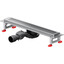Душовий трап Am.Pm MasterFlow Cut Gradient W01SC-P11-080-01SB (80 см, нержавіюча сталь), Колір виробника: нержавіюча сталь, Доступні розміри: 80, фото 