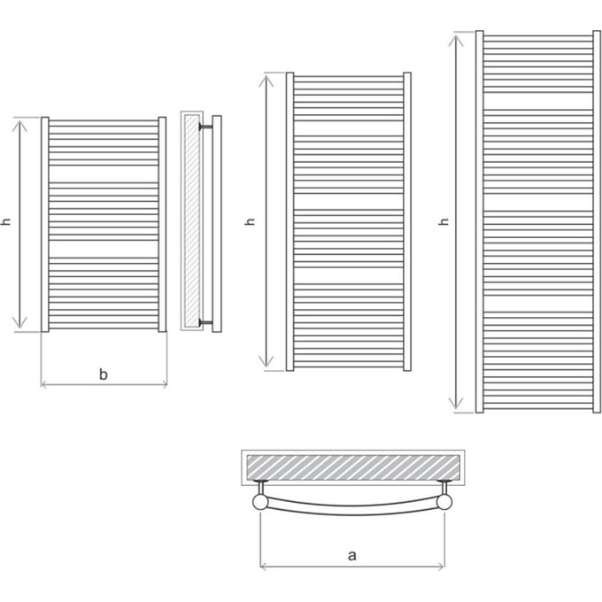 Водяной полотенцесушитель Mario Феникс 1.2.1100.03.P (4820111352449, 830x482, хром/сатин/белый глянец/черный матовый/графит/золото/бронза), фото 7
