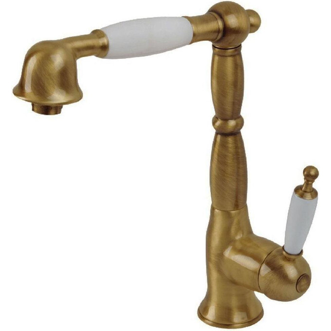 Змішувач для кухні з висувною лійкою Bugnatese Oxford OXBR6388, фото 