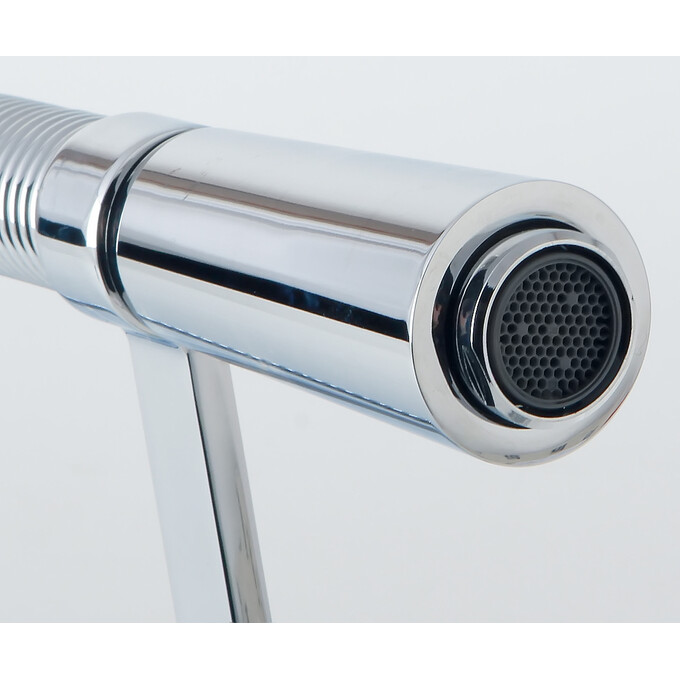 Змішувач для кухні Ferro Sonata Chrome BNA4 (з гнучким виливом), фото , изображение 4