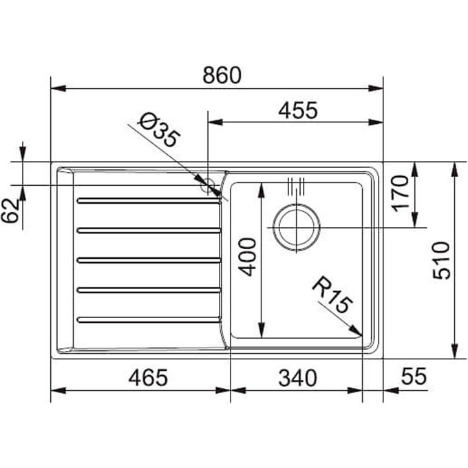 Кухонная мойка Franke Neptune Plus 101.0068.360, фото 2