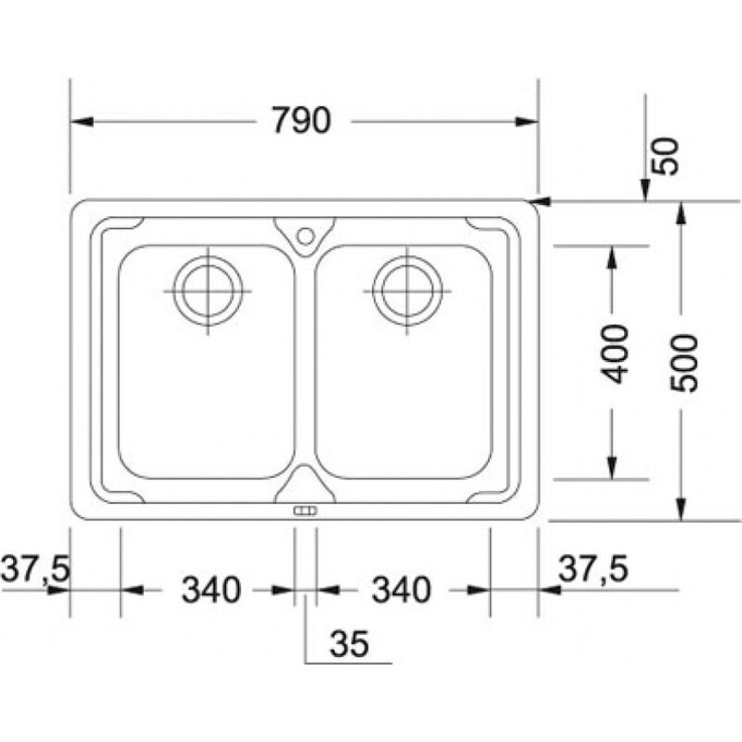 Миття для кухні Franke Logica Line 101.0381.838, фото , изображение 2