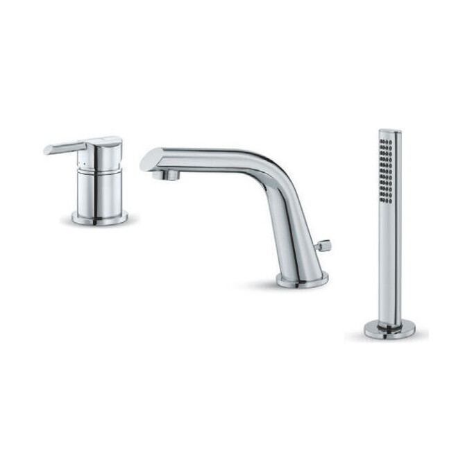 Змішувач на борт ванни Am.Pm Awe F1501300 (на три отвори), фото 