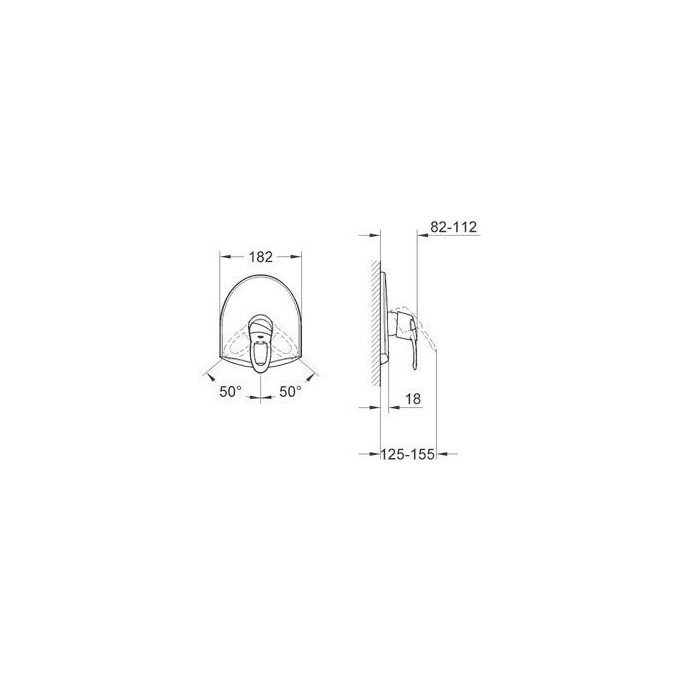 Наружная часть смесителя Grohe Chiara 19156000, фото 2