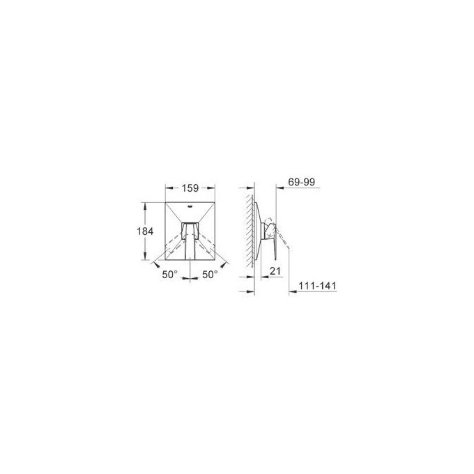 Смеситель для душа Grohe Allure Brilliant 19789000, фото 2