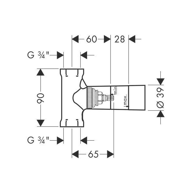 Скрытая часть Hansgrohe 15970180, фото 2