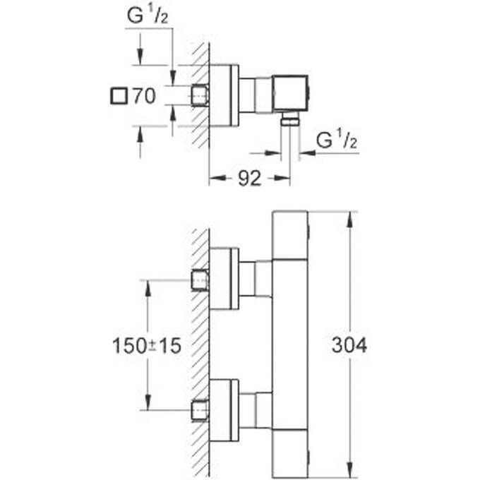 Термостат для душа Grohe Grohtherm 34488000, фото 4