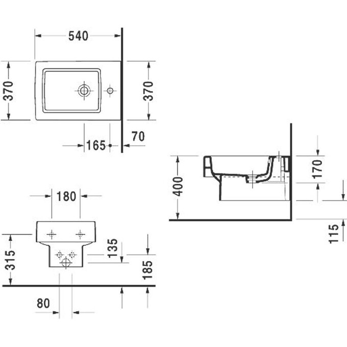 Биде подвесное Duravit Vero 2239150000, фото 2