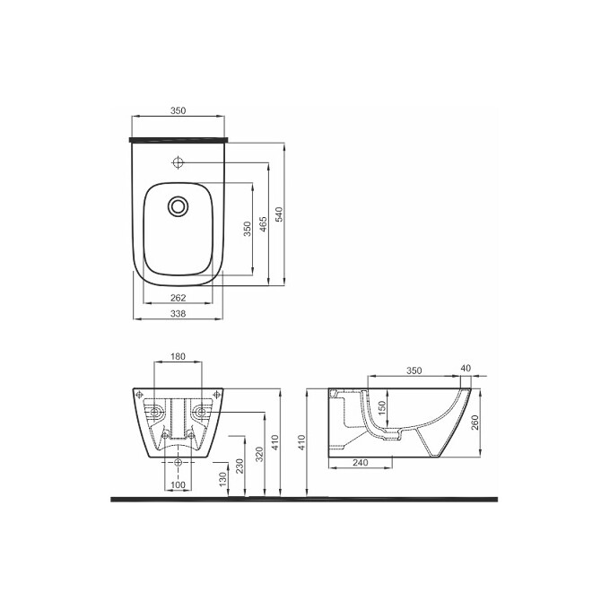Подвесное Биде Kolo Modo L35100000, фото 5