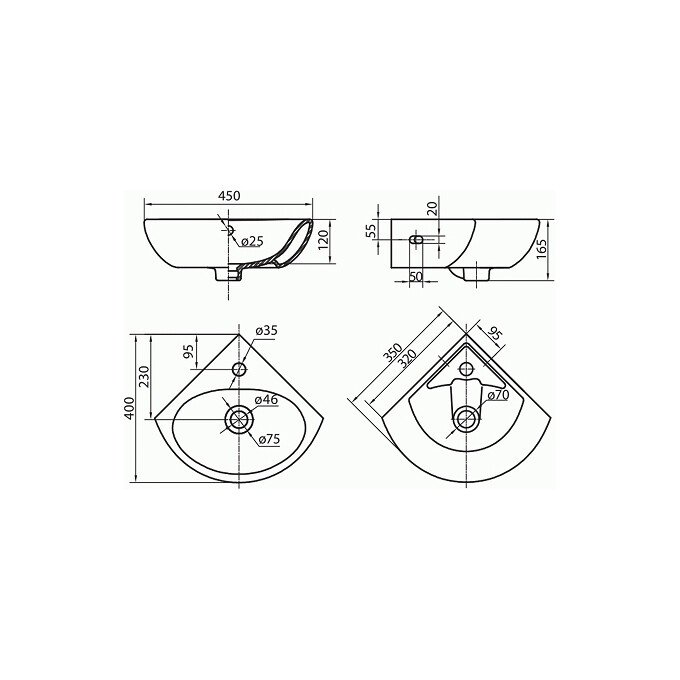 Раковина для ванной Kolo Runa L82735000, фото 4