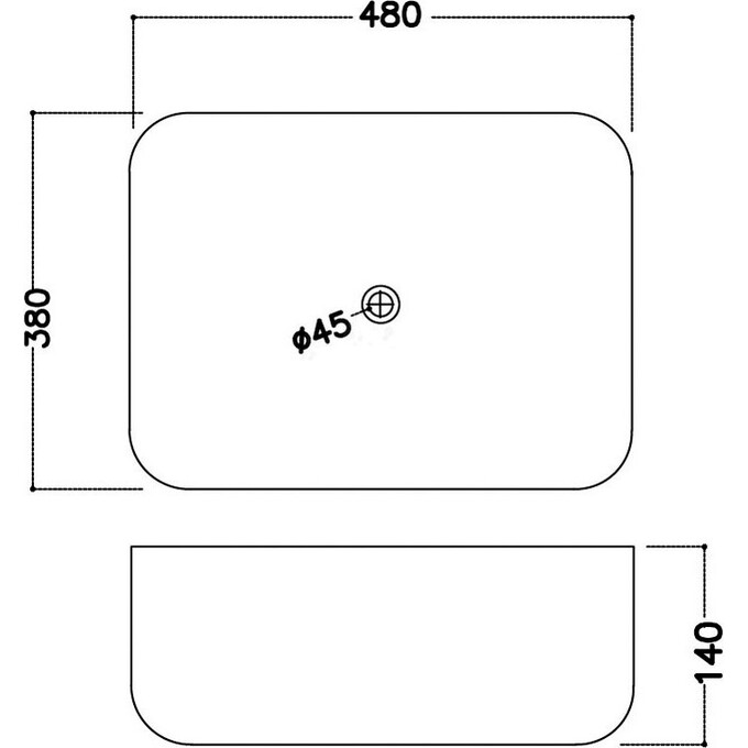 Умывальник на столешницу Jaquar JDS-WHT-25909, фото 2
