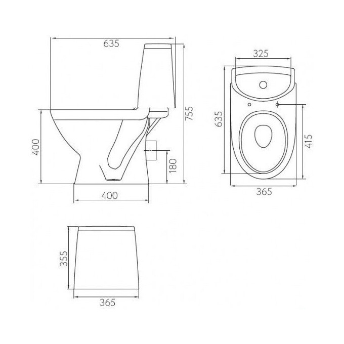 Унитаз с бачком Kolo Runa L89200000, фото 2