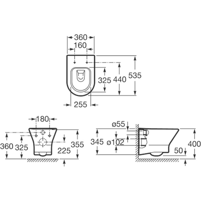 Унітаз з кераміки Roca Nexo A34H648000, фото , изображение 2